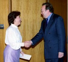 Tanaka urges Panov to prevent S. Korea from fishing near isles